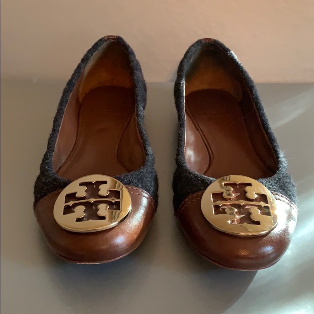 Tory Burch Quilted Flats - Worn Once